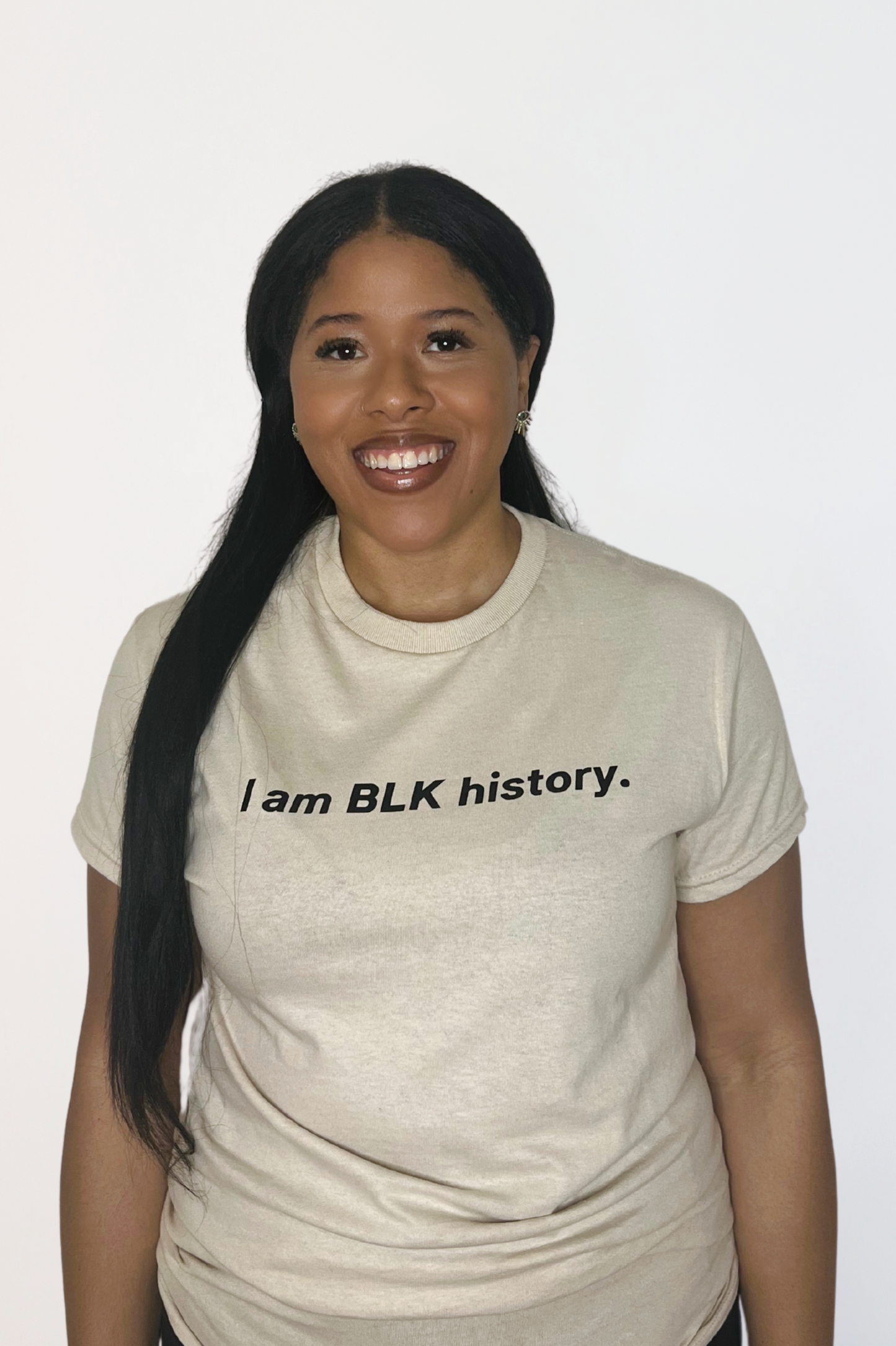I am BLK history. tee