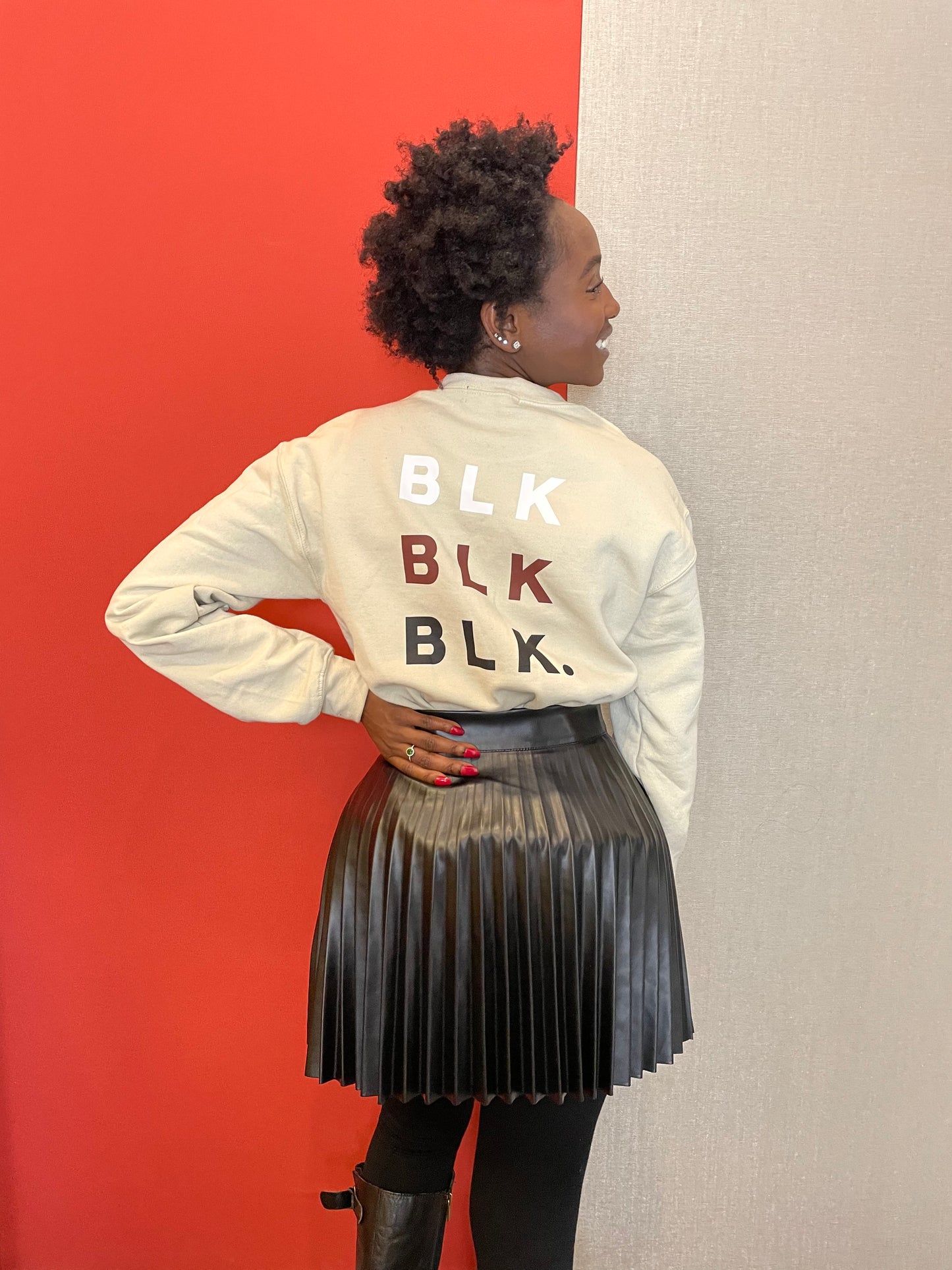 I am BLK history. crewneck